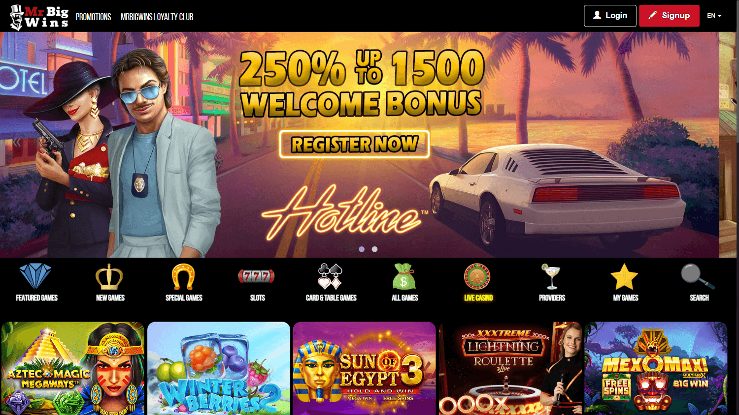 BigWin Gambling enterprise Live online casino Review
